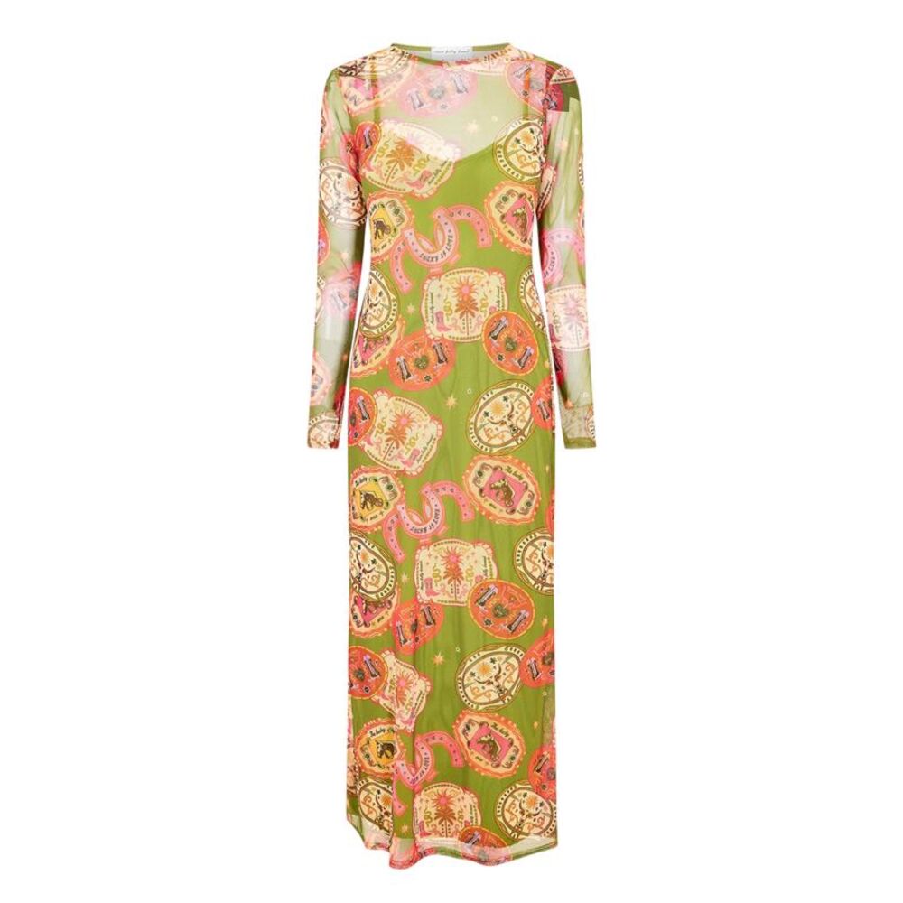 Never Fully Dressed Womens/Ladies Maxi Dress / Olive